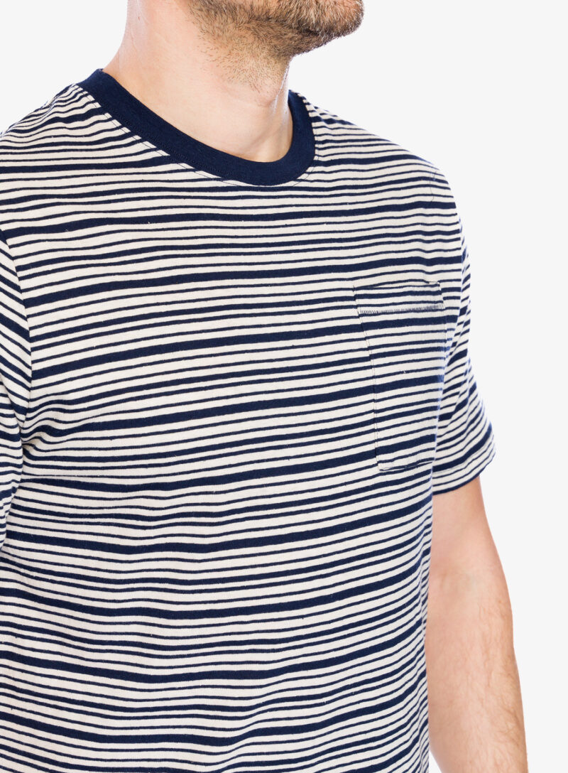 Original Tricou bumbac Craghoppers Mollugo SS T-Shirt - blue navy stripe