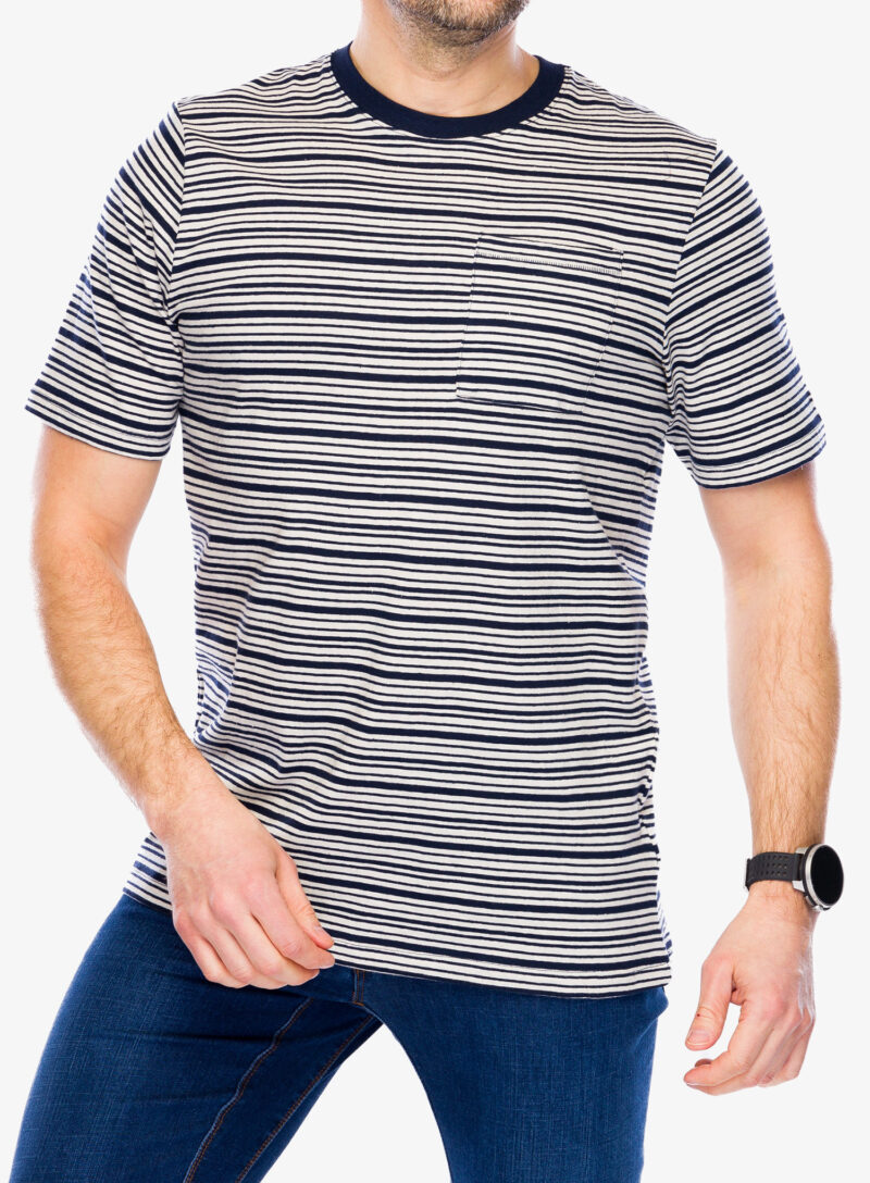 Tricou bumbac Craghoppers Mollugo SS T-Shirt - blue navy stripe