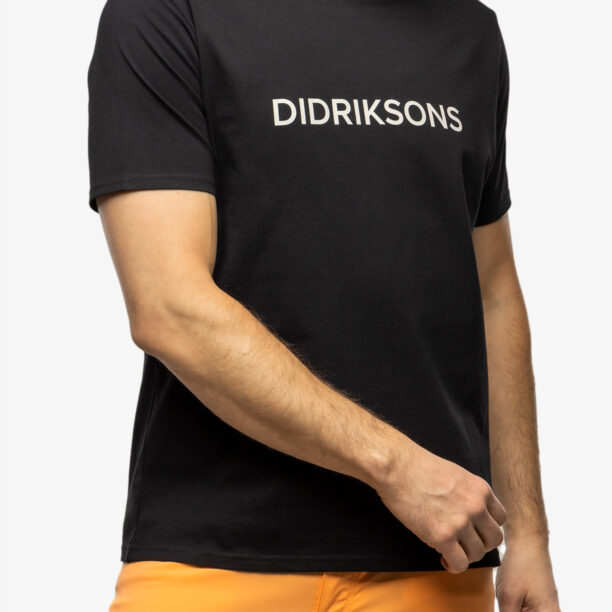 Original Tricou bumbac Didriksons Harald T-Shirt Didriksons - black