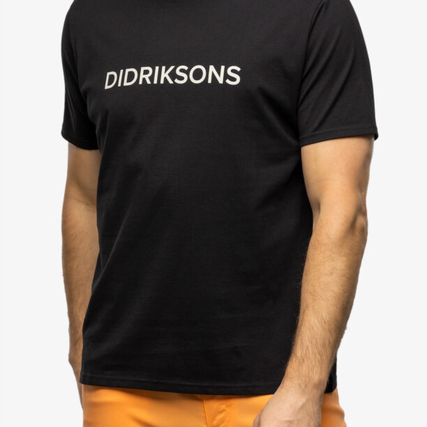 Tricou bumbac Didriksons Harald T-Shirt Didriksons - black