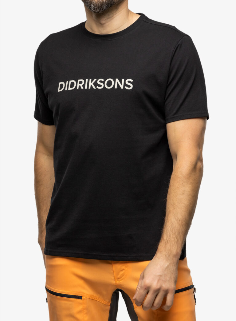 Tricou bumbac Didriksons Harald T-Shirt Didriksons - black