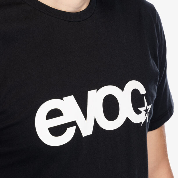 Original Tricou bumbac Evoc T-Shirt Logo - black