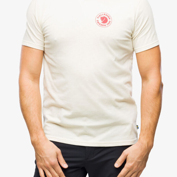 Tricou bumbac Fjallraven 1960 Logo T-Shirt - chalk white