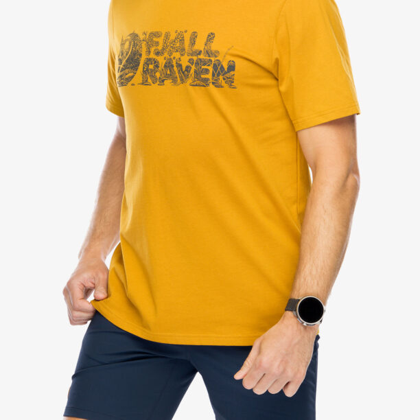 Cumpăra Tricou bumbac Fjallraven Lush Logo T-shirt - acorn