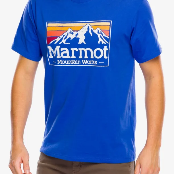 Cumpăra Tricou bumbac Marmot MMW Gradient Tee SS - trail blue