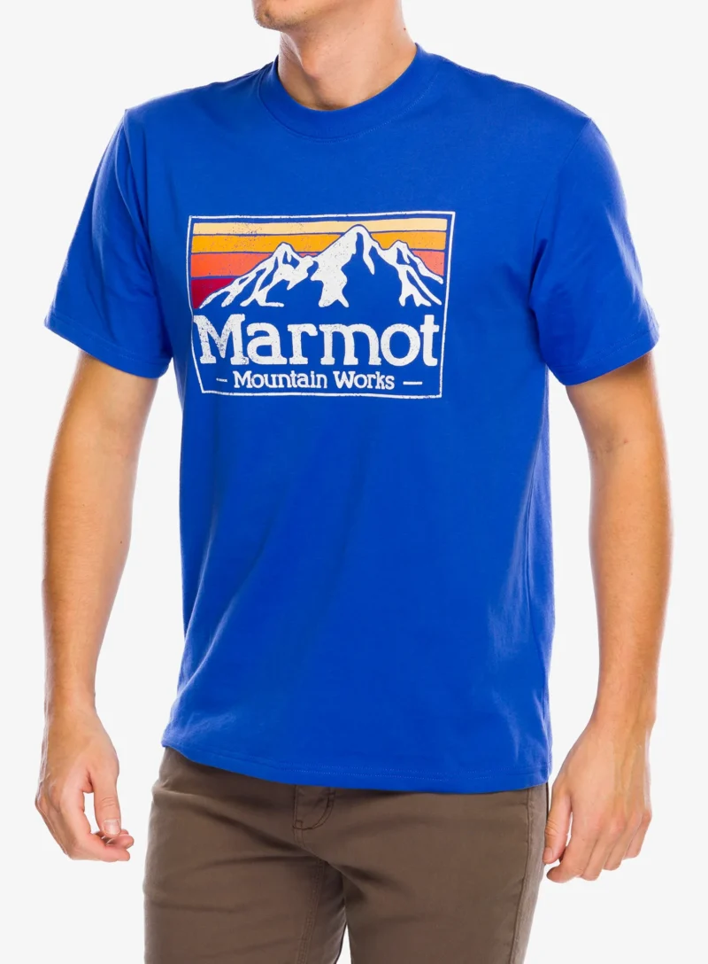 Cumpăra Tricou bumbac Marmot MMW Gradient Tee SS - trail blue