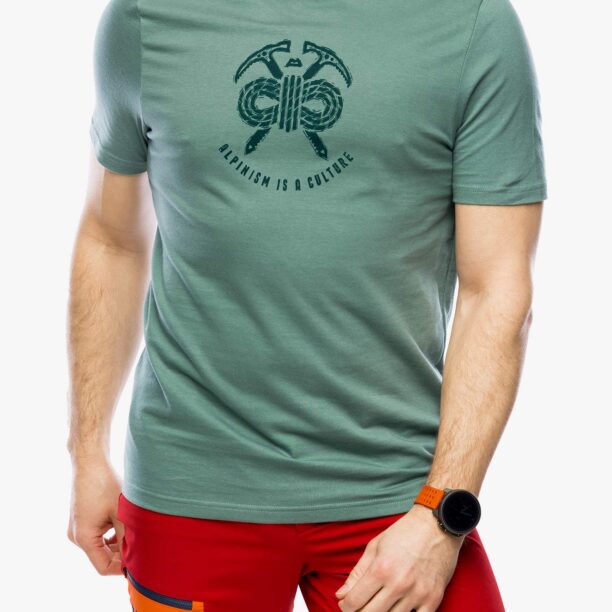 Tricou bumbac Mountain Equipment Alpinism Tee - sage