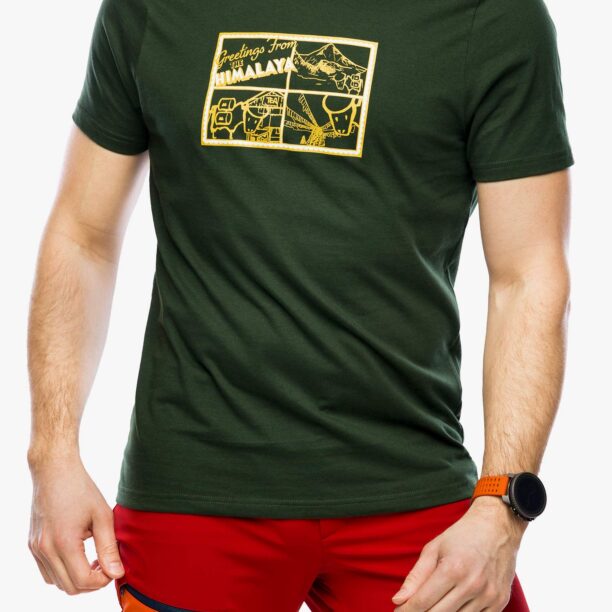 Tricou bumbac Mountain Equipment Yorik Himalaya Tee - conifer