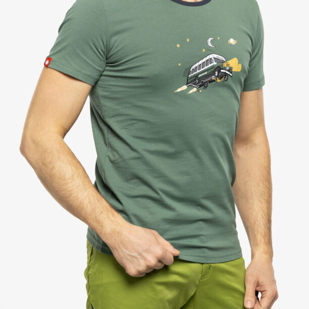 Tricou bumbac Ocun Classic T Organic Magic Bus - green duck