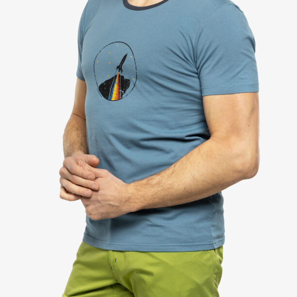 Cumpăra Tricou bumbac Ocun Classic T Organic Rainbow Rocket - bluestone