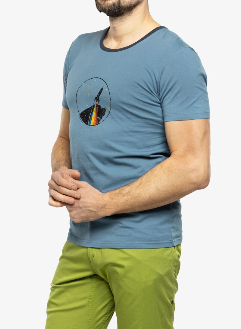 Cumpăra Tricou bumbac Ocun Classic T Organic Rainbow Rocket - bluestone