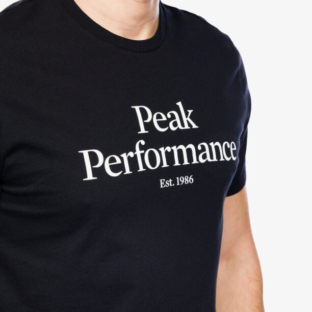 Original Tricou bumbac Peak Perfomance Original Tee - black/black