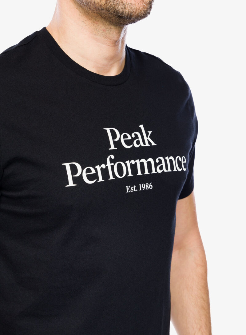 Original Tricou bumbac Peak Perfomance Original Tee - black/black