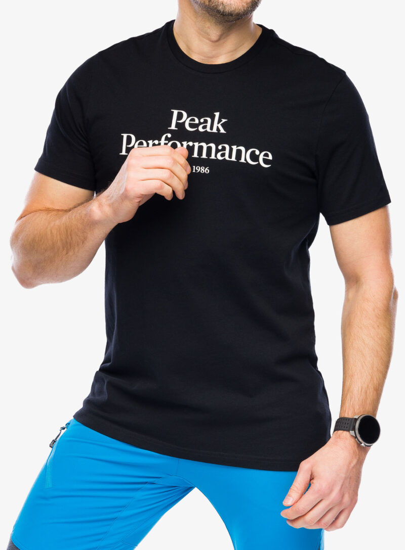 Tricou bumbac Peak Perfomance Original Tee - black/black