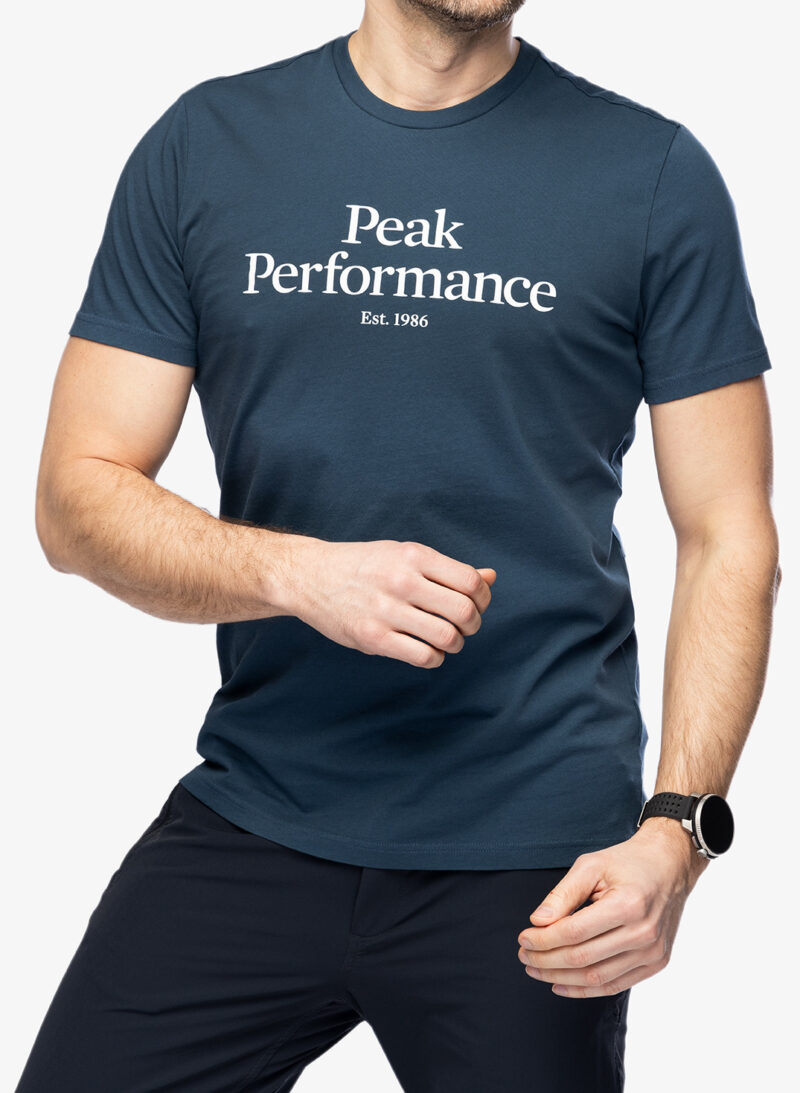 Original Tricou bumbac Peak Perfomance Original Tee - blue steel