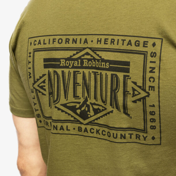 Original Tricou bumbac Royal Robbins Adventure Tee s/s - forest