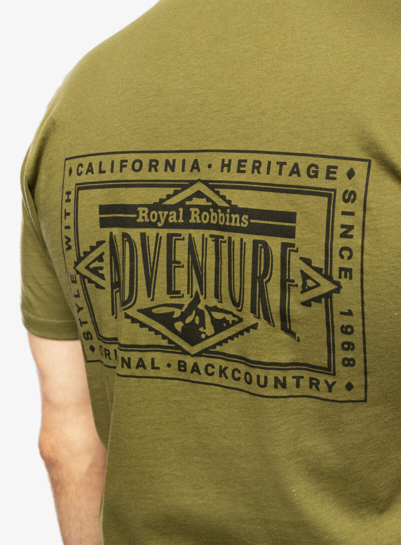 Original Tricou bumbac Royal Robbins Adventure Tee s/s - forest