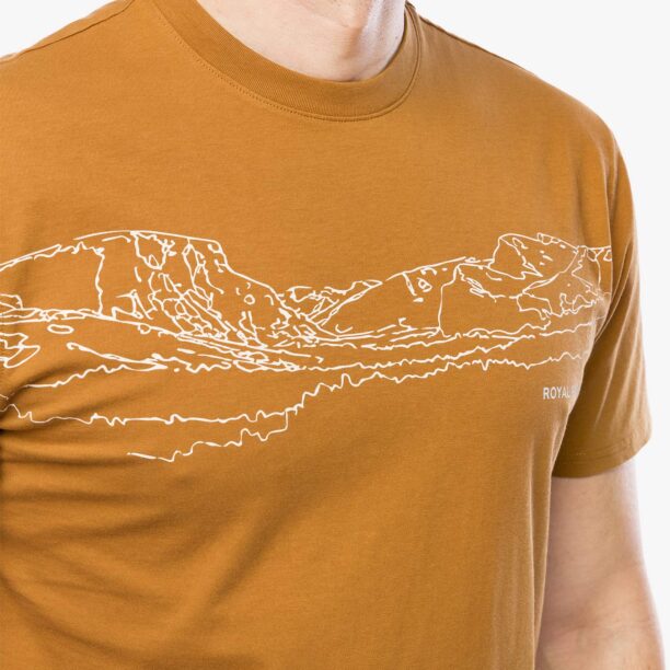 Original Tricou bumbac Royal Robbins RR Graphic S/S - caramel cafe