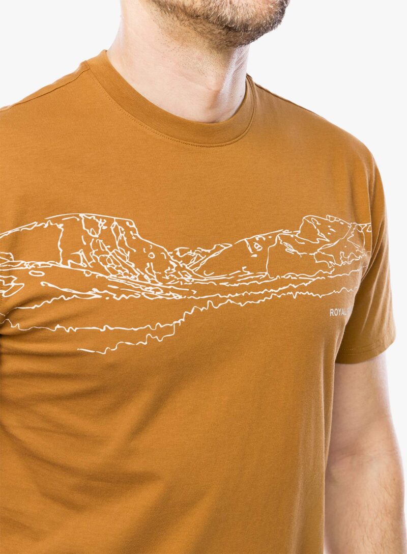 Original Tricou bumbac Royal Robbins RR Graphic S/S - caramel cafe