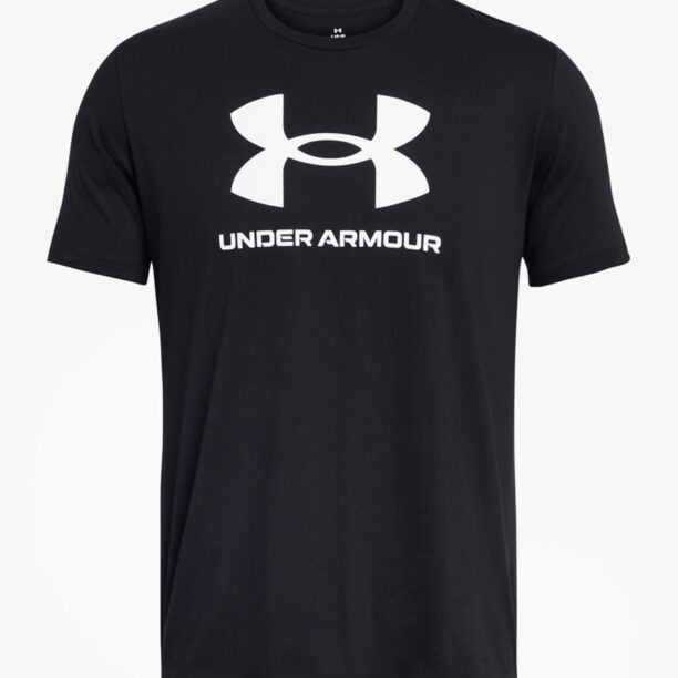 Cumpăra Tricou bumbac Under Armour UA Logo Short Sleeve - black/white