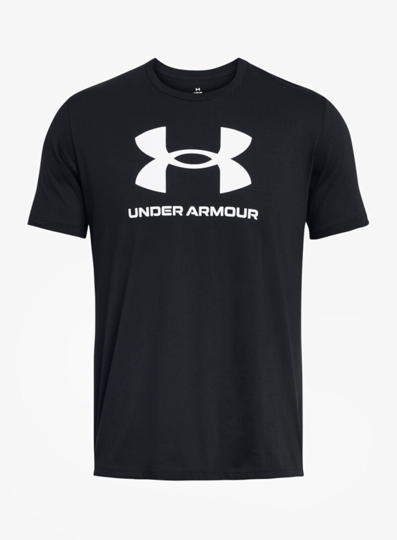 Cumpăra Tricou bumbac Under Armour UA Logo Short Sleeve - black/white