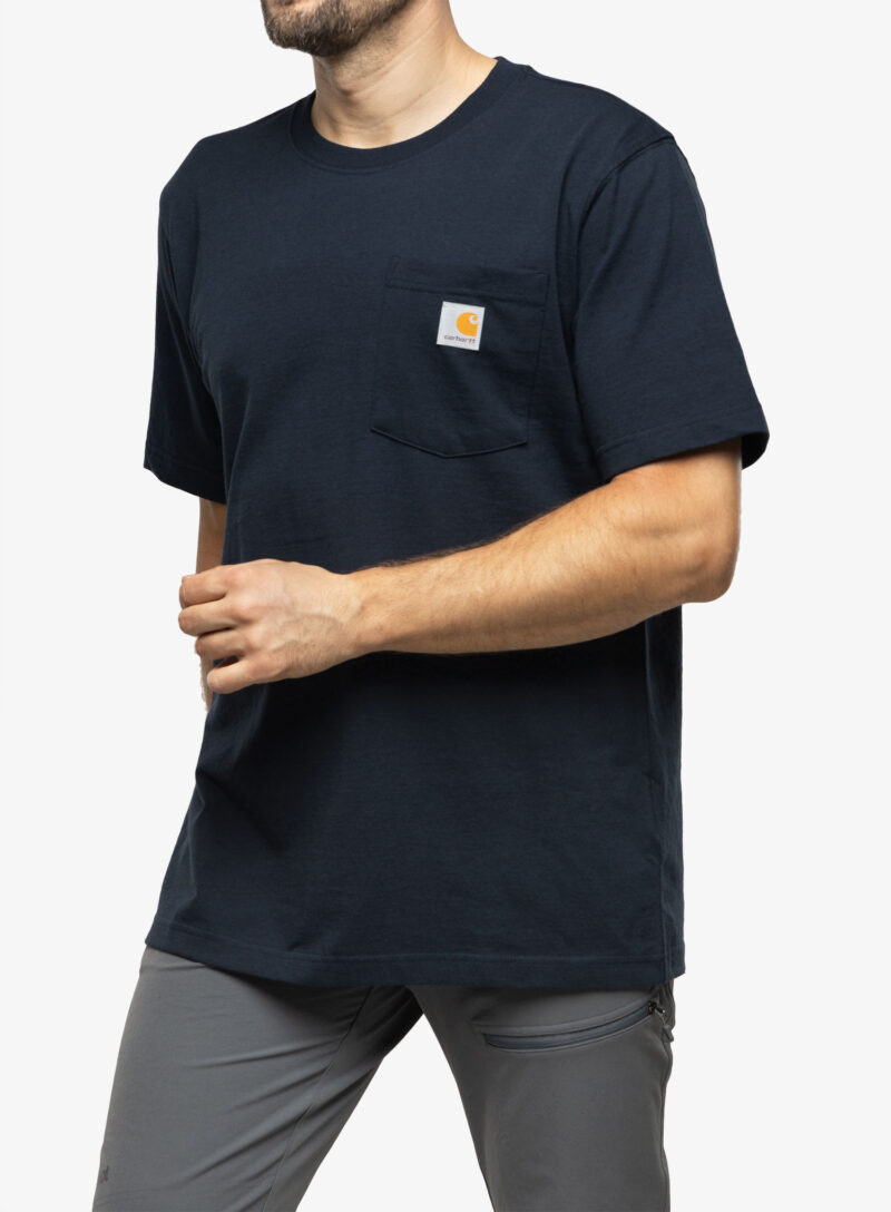 Cumpăra Tricou bumbac barbati Carhartt K87 Pocket S/S T-Shirt - navy