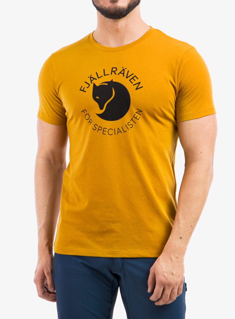 Original Tricou bumbac barbati Fjallraven Fjallraven Fox T-shirt - acorn