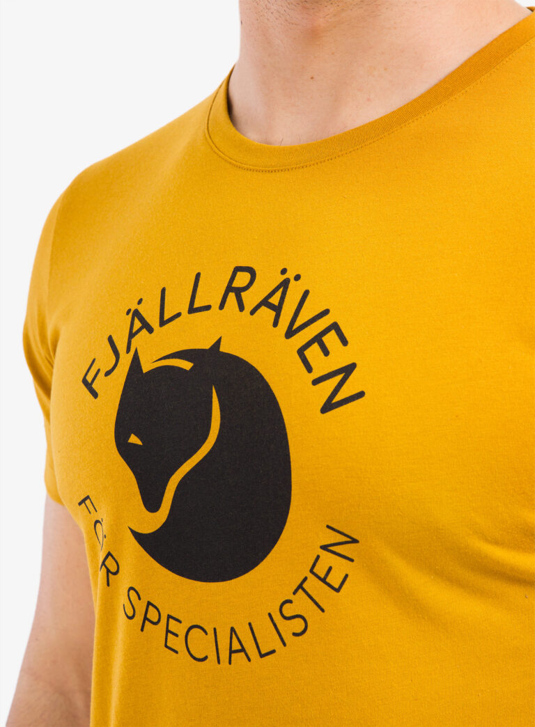 Tricou bumbac barbati Fjallraven Fjallraven Fox T-shirt - acorn - imagine 6