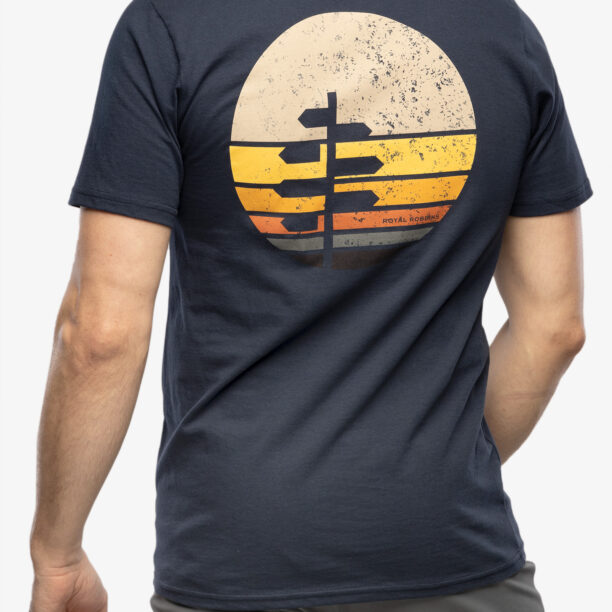 Tricou bumbac barbati Royal Robbins Sunset Tee s/s - navy preţ