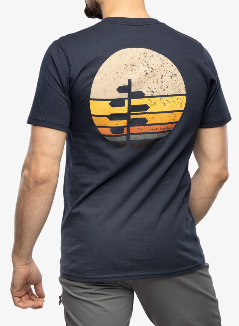 Tricou bumbac barbati Royal Robbins Sunset Tee s/s - navy preţ