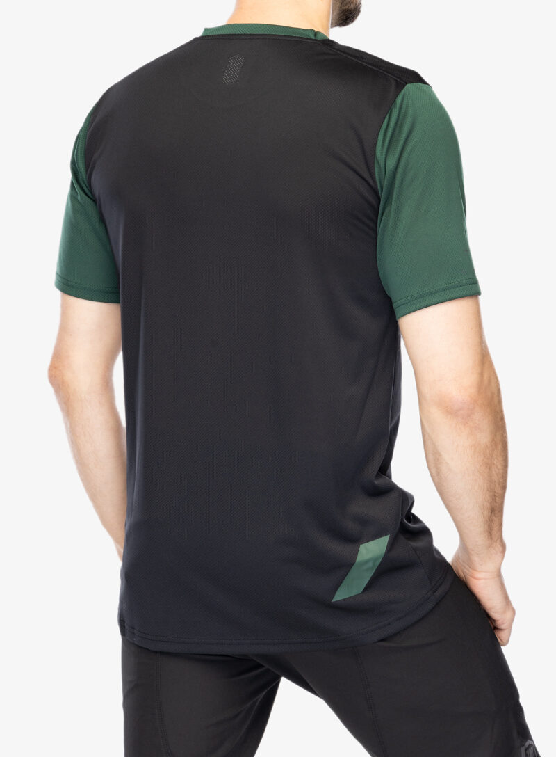 Tricou ciclism 100% Ridecamp Jersey - black/forest green preţ