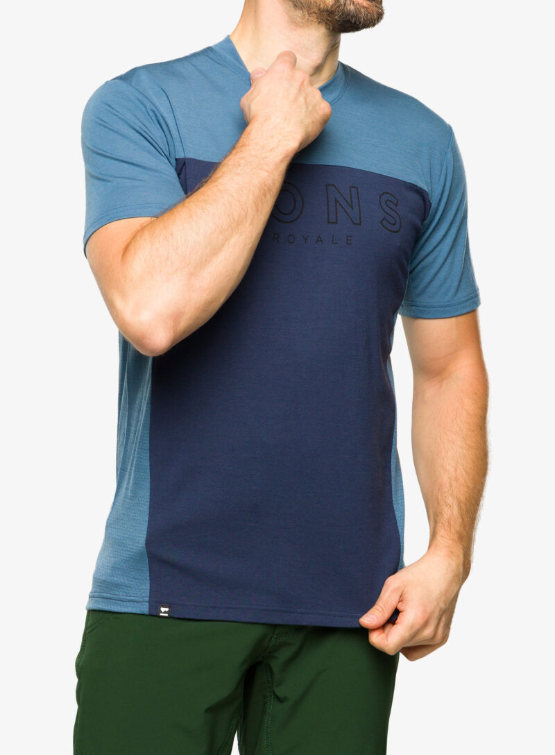 Cumpăra Tricou ciclism Mons Royale Redwood Enduro VT - blue state/midnight