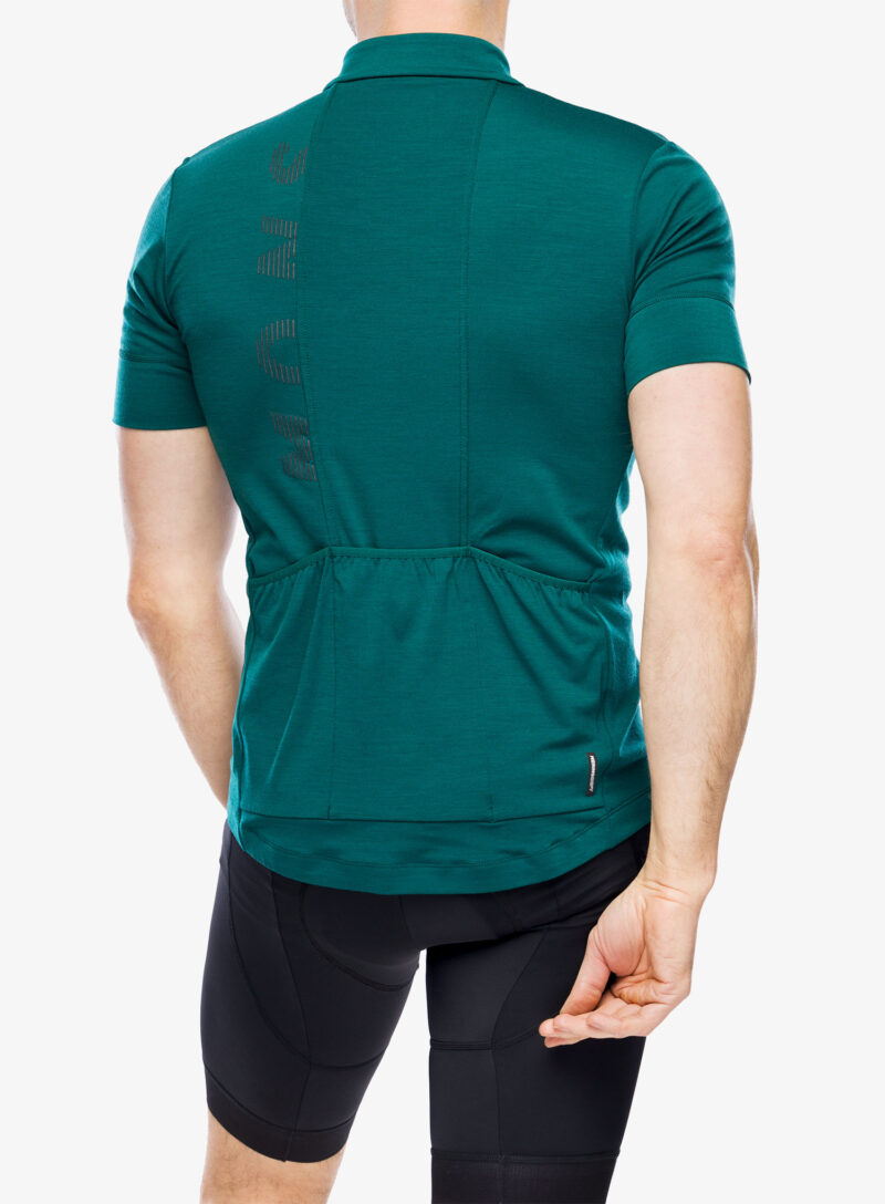 Tricou ciclism Mons Royale Roam Cargo Merino Shift Full Zip T - evergreen preţ