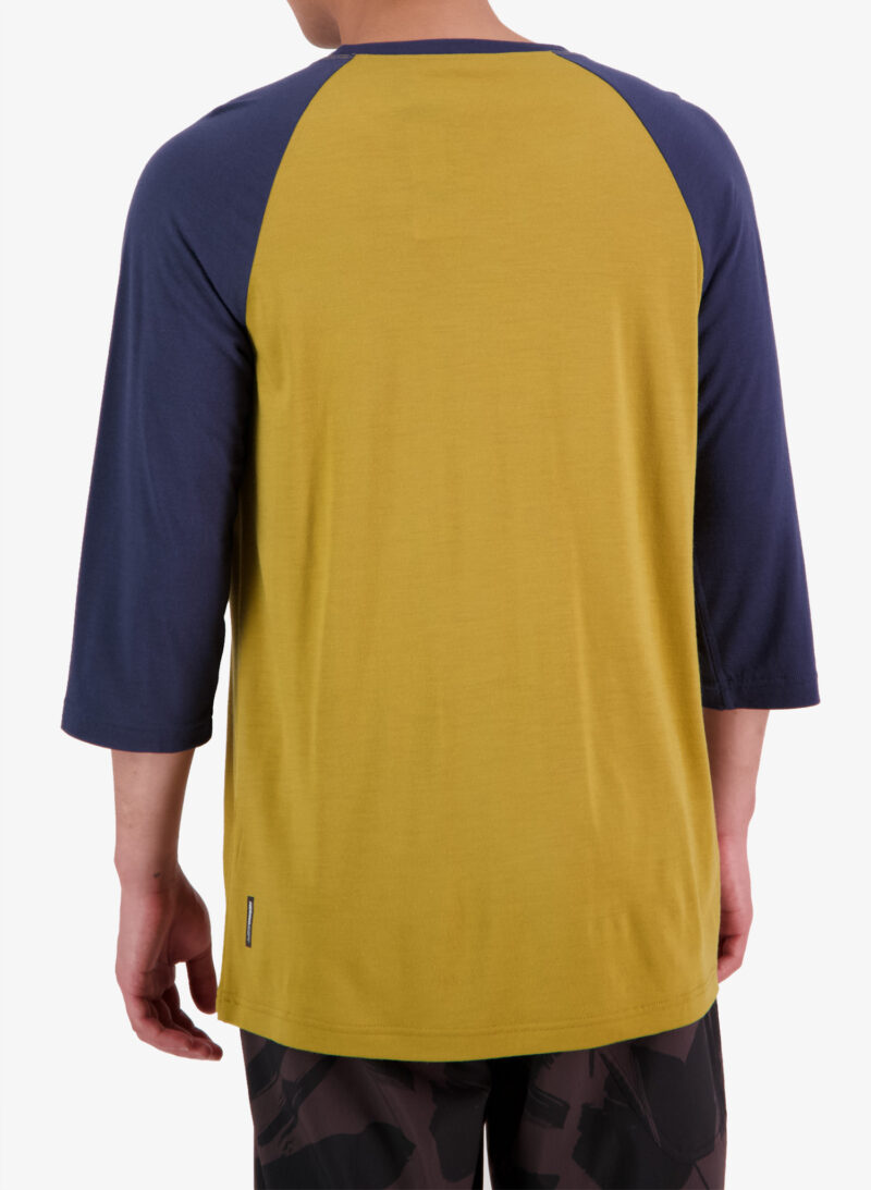 Tricou ciclism Mons Royale Tarn Merino Shift Raglan 3/4 - cumin/midnight preţ