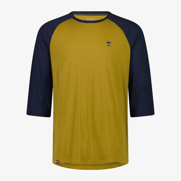 Preţ Tricou ciclism Mons Royale Tarn Merino Shift Raglan 3/4 - cumin/midnight