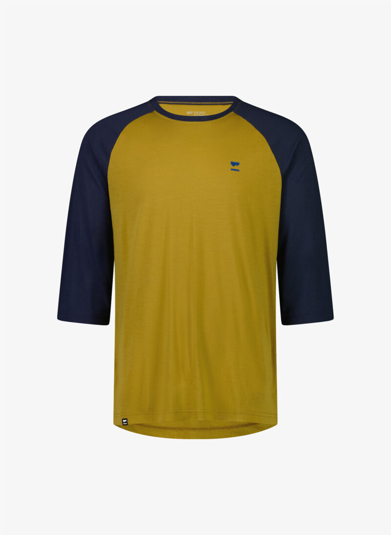 Preţ Tricou ciclism Mons Royale Tarn Merino Shift Raglan 3/4 - cumin/midnight