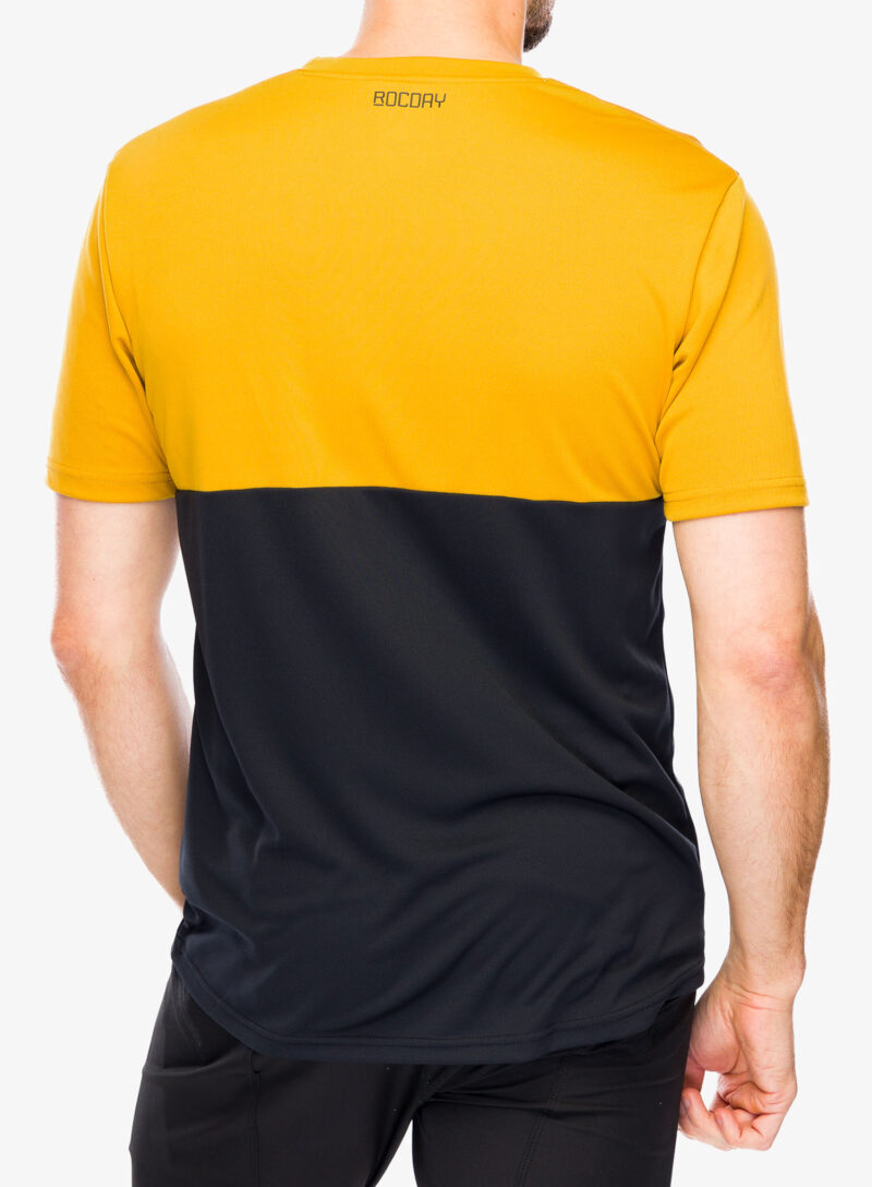 Tricou ciclism Rocday Double V2 - black/yellow preţ