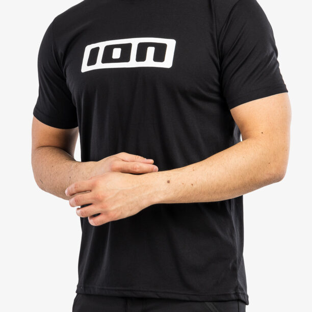 Tricou ciclism barbati ION Logo SS DR - black