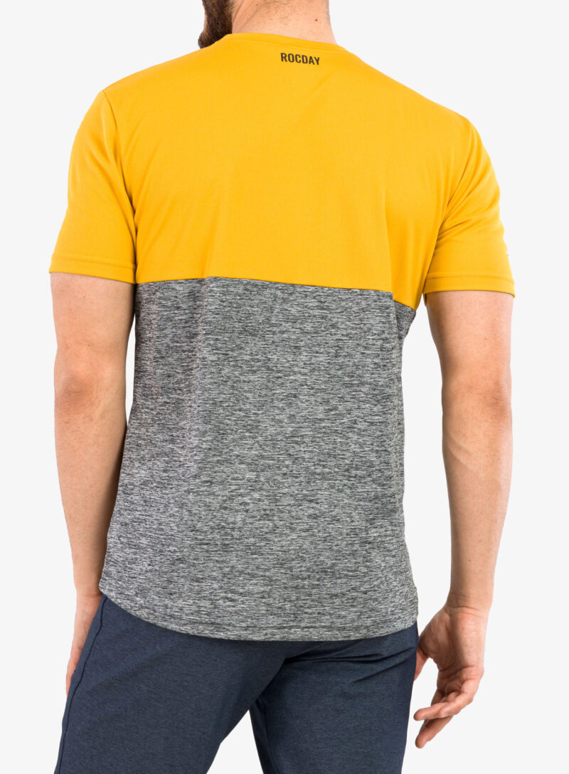 Preţ Tricou ciclism barbati Rocday Double - yellow/melange