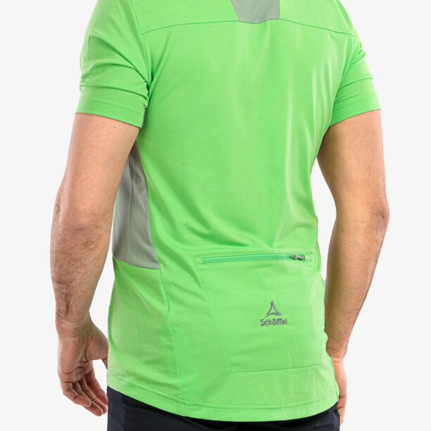 Tricou ciclism barbati Schoffel Shirt Alpe Adria M - green flash preţ