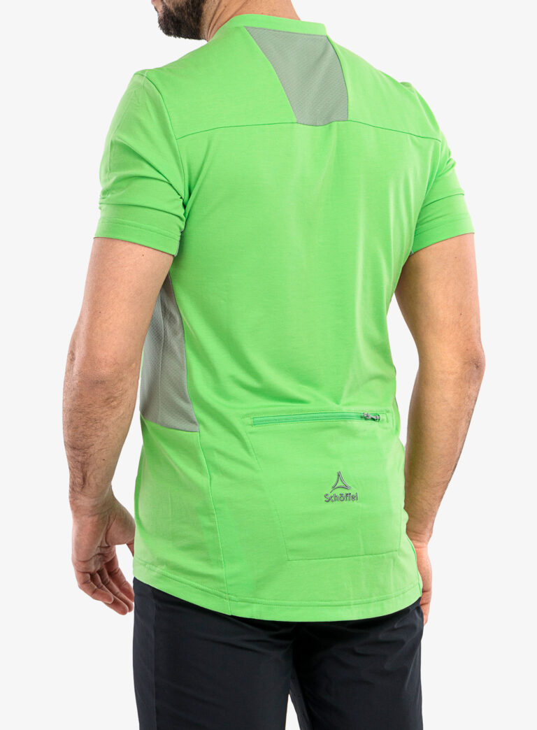 Tricou ciclism barbati Schoffel Shirt Alpe Adria M - green flash preţ