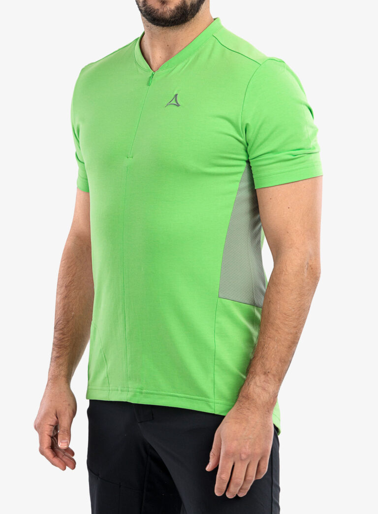 Tricou ciclism barbati Schoffel Shirt Alpe Adria M - green flash