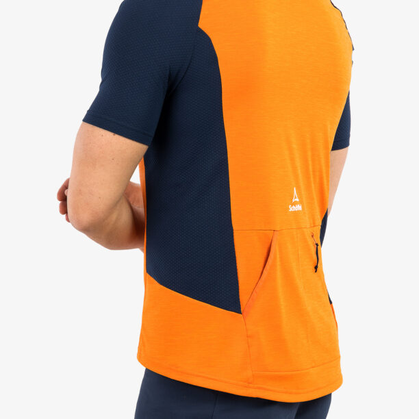 Tricou ciclism barbati Schoffel Shirt Auvergne M - orange blaze preţ