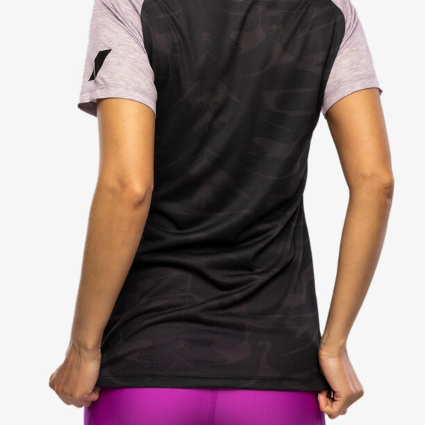 Tricou ciclism femei 100% Airmatic - black/lavender preţ