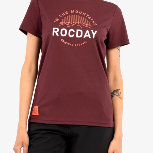 Cumpăra Tricou ciclism femei Rocday Monty - burgundy