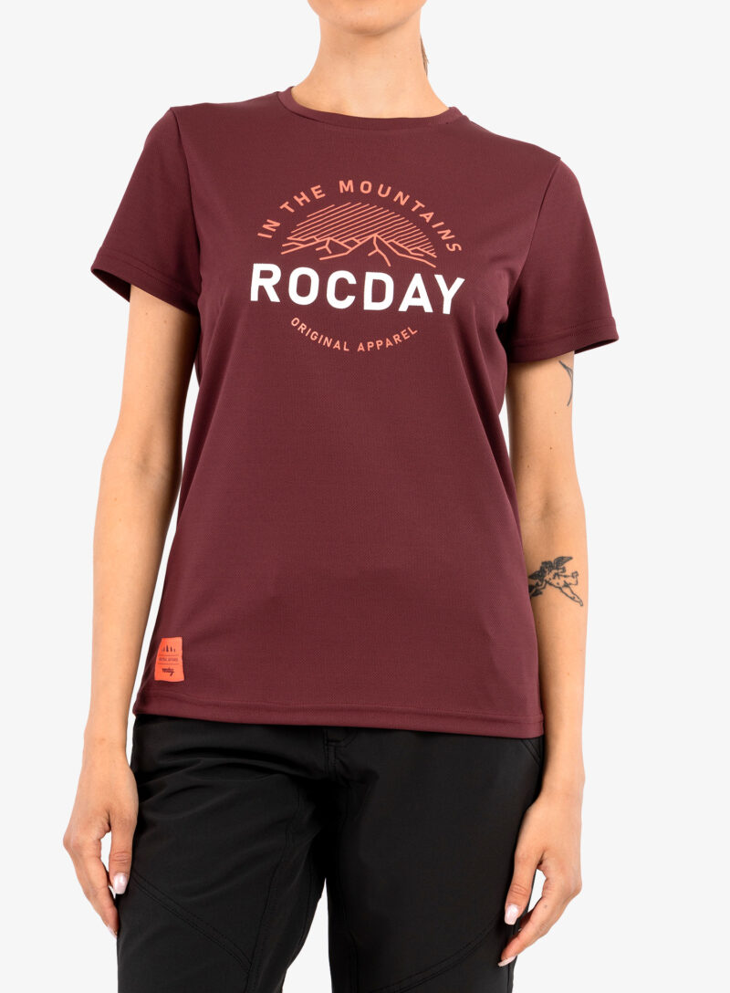 Cumpăra Tricou ciclism femei Rocday Monty - burgundy