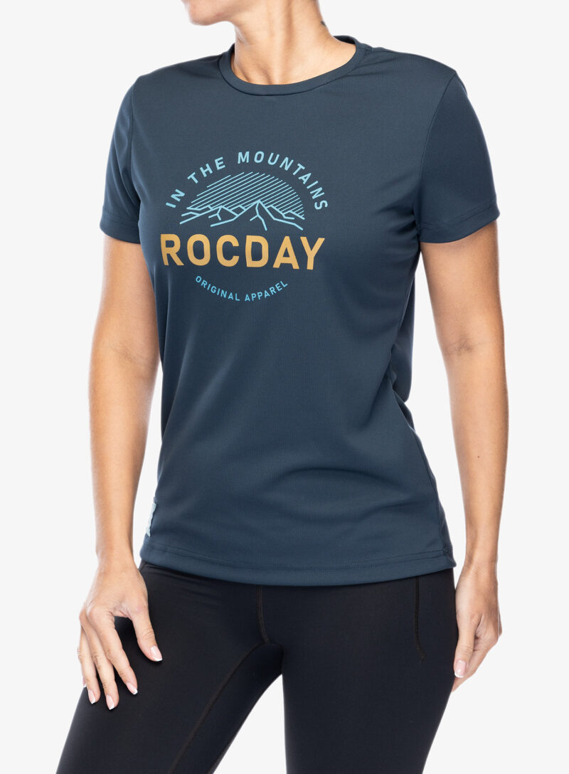 Tricou ciclism femei Rocday Monty - navy