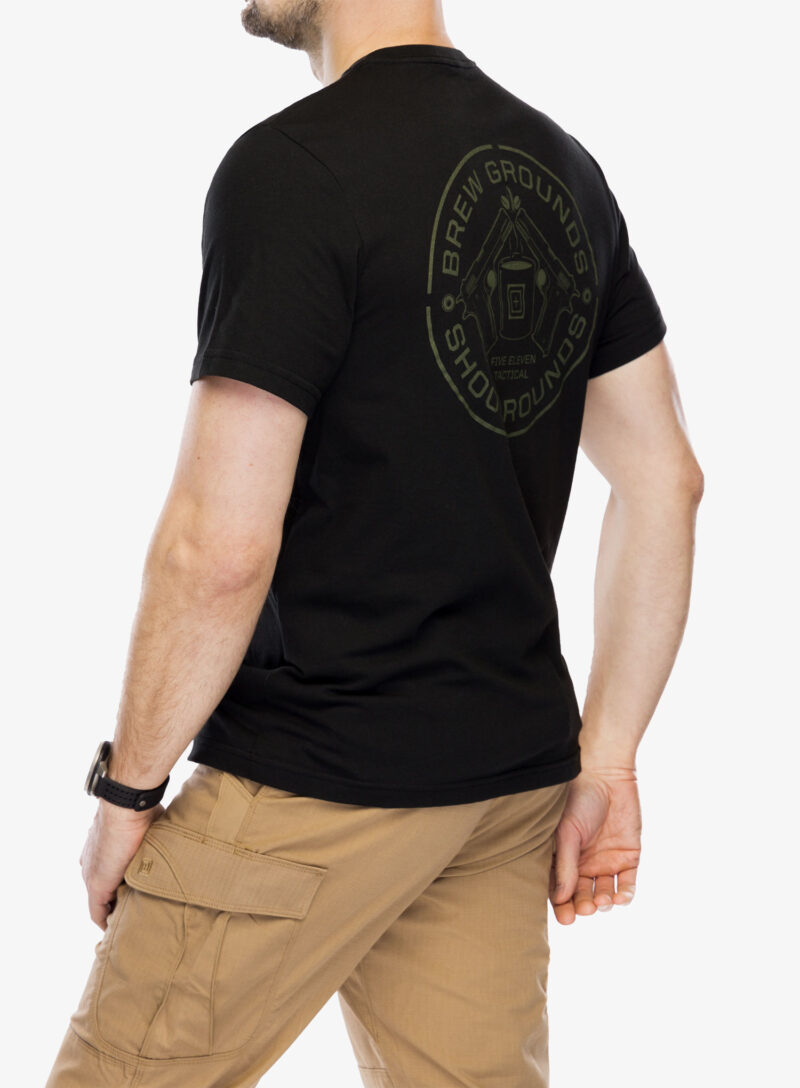 Preţ Tricou cu imprimeu 5.11 Brew Grounds S/S Tee - black