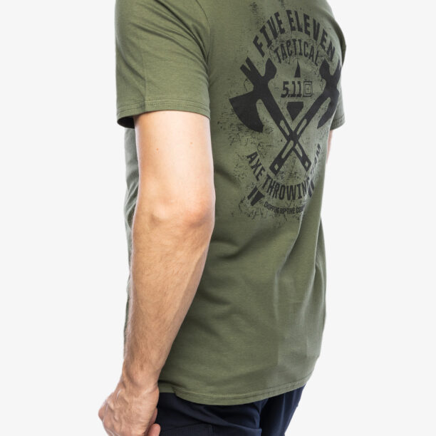 Preţ Tricou cu imprimeu 5.11 Emea Axe Throwing S/S Tee - military green