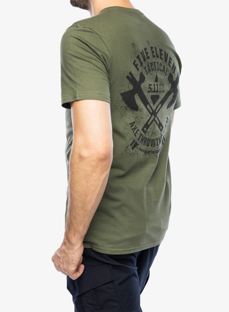 Preţ Tricou cu imprimeu 5.11 Emea Axe Throwing S/S Tee - military green